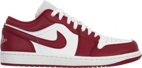 Nike Air Jordan 1 Low summit white/varsity red (Herren)
