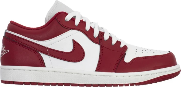 Nike Air Jordan 1 Low summit white/varsity red (Herren)