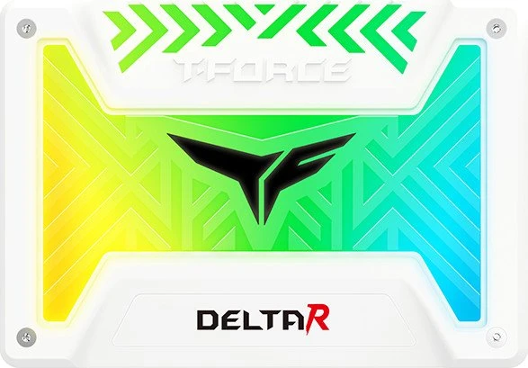 TeamGroup T-Force Delta R RGB SSD weiß 1TB, 2.5" / SATA 6Gb/s