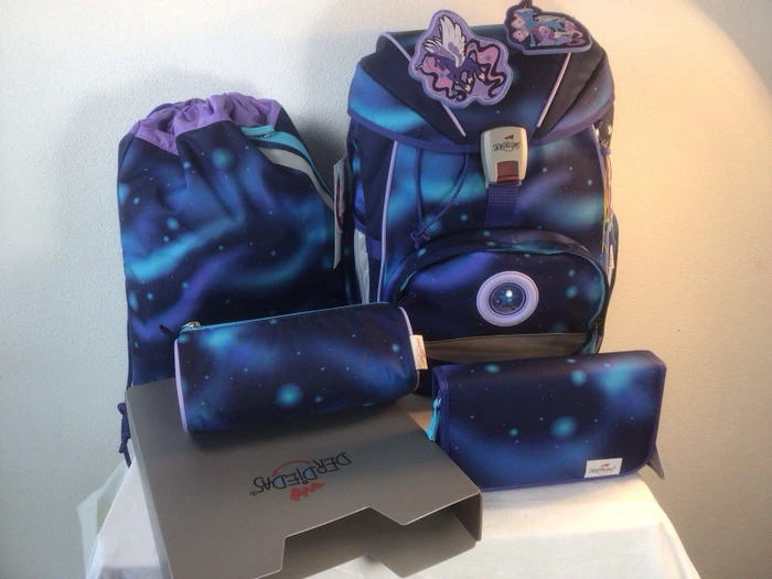 DerDieDas ErgoFlex Luna Schulrucksack-Set, 5-tlg.