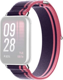 Xiaomi Braided Quick Release Ersatzarmband für Smart Band 8 Pro rosa/violett