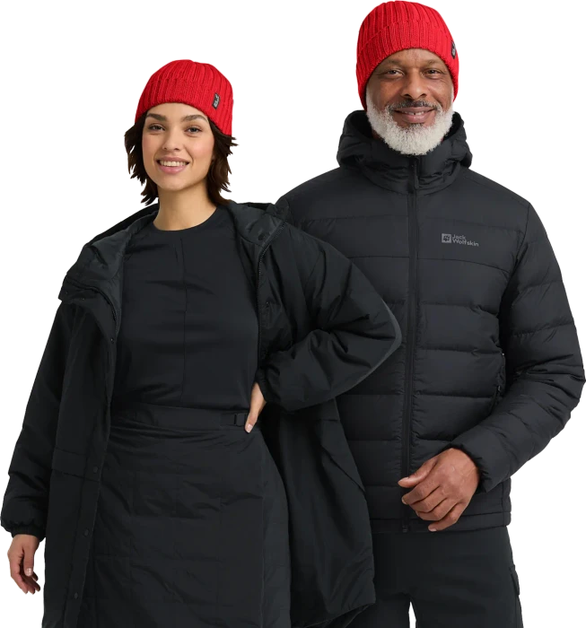 Jack Wolfskin Rib Knit Beanie siren red