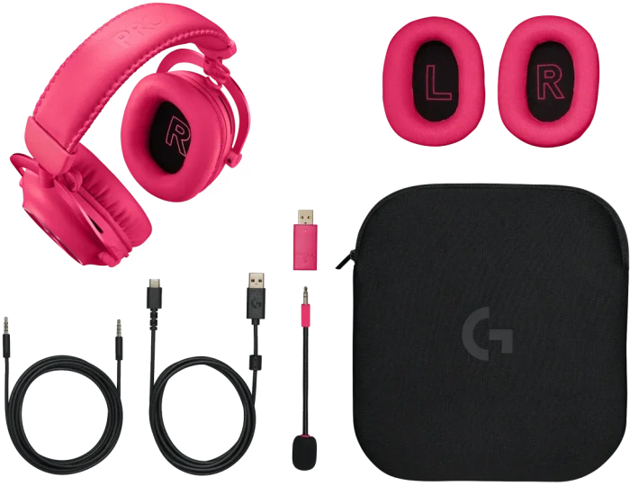 Logitech G Pro X 2 Lightspeed rosa
