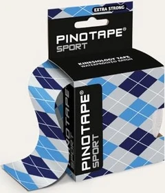 Pinotape Sport Kinesiology Tape Rolle 5cm x 5m blue diamond