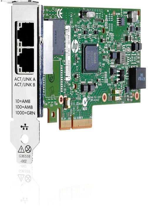 HP 361T LAN-Adapter, 2x RJ-45, PCIe 2.1 x4