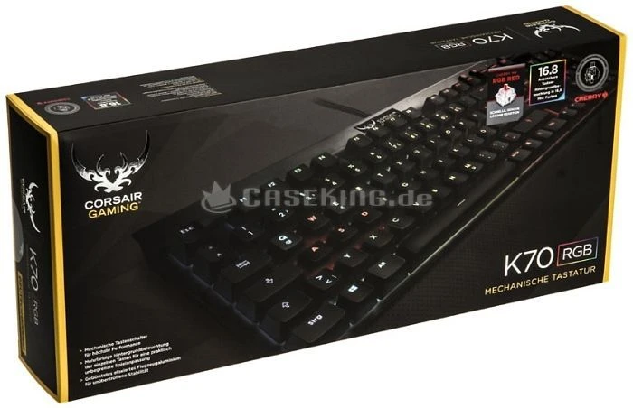 Corsair Gaming K70 RGB, MX RGB BLUE, USB, FR