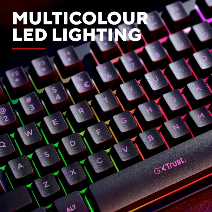 Trust Gaming GXT 1831 Dothix Wireless TKL, schwarz, LEDs RGB, USB, UK