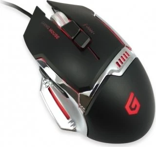 Conceptronic DJEBBEL 8 Gaming Mouse schwarz/silber, USB