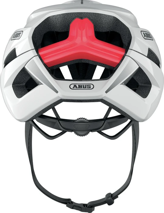 ABUS Stormchaser Helm race white shiny