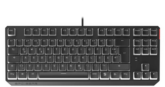 Endorfy SilentiumPC SPC Gear GK630K Pudding Tournament Edition, PBT, LEDs RGB, Kailh RED, USB, DE