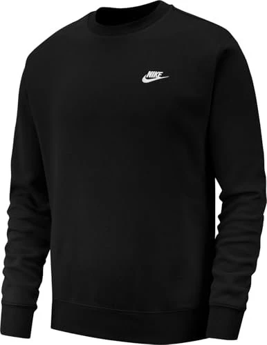 Nike Sportswear Club Fleece Sweatshirt schwarz/weiß (Herren)