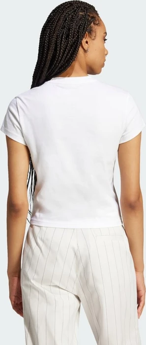 adidas Essentials Slim T-Shirt kurzarm weiß (Damen)