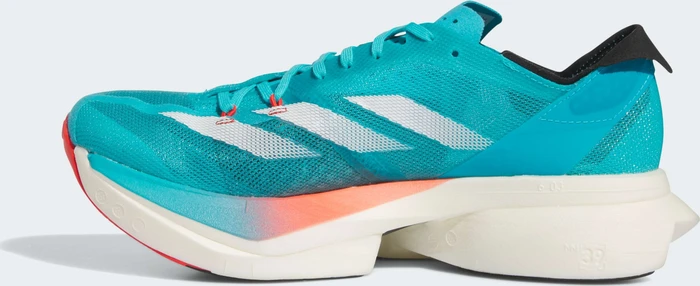 adidas Adizero Adios Pro 3 lucid cyan/cloud white/bright red (Damen)
