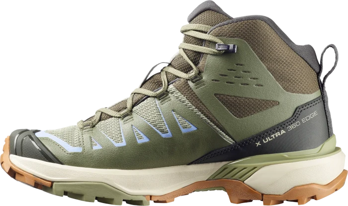 Salomon X Ultra 360 Edge Mid GTX tea/deep lichen green/brunnera blue (Damen)