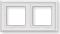 eQ-3 Homematic HmIP-GF2 Glasrahmen 2-fach, weiß Vorschaubild