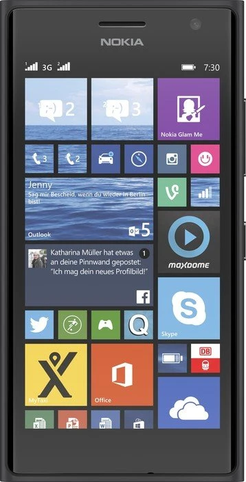 Nokia Lumia 730 Dual-SIM grau