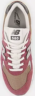 New Balance 580 washed burgundy/nimbus cloud/mindful grey (Herren)