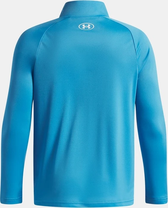 Under Armour Tech 2.0 Zip Funktionsshirt langarm ether blue/white (Junior)