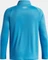 Under Armour Tech 2.0 Zip Funktionsshirt langarm ether blue/white (Junior) Vorschaubild