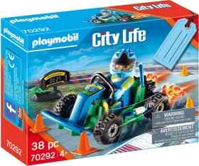 playmobil City Life Geschenkset Go Kart-Rennen
