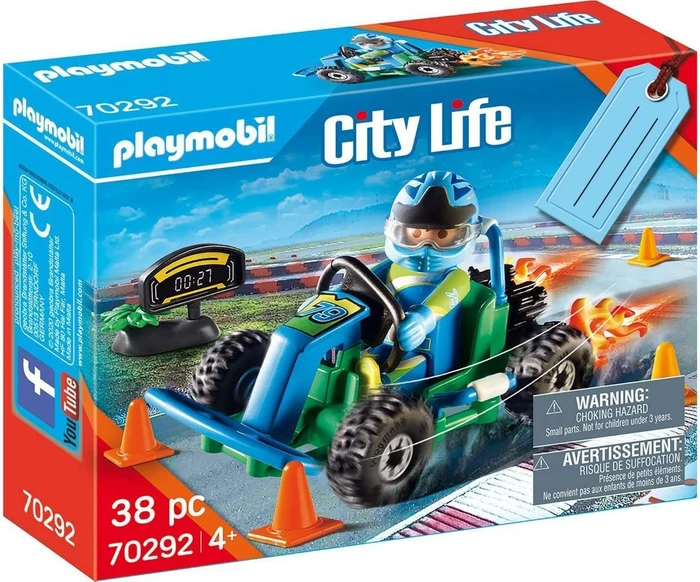 playmobil City Life Geschenkset Go Kart-Rennen