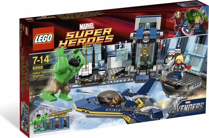 LEGO Marvel Super Heroes Spielset - Hulks Helicarrier Flucht