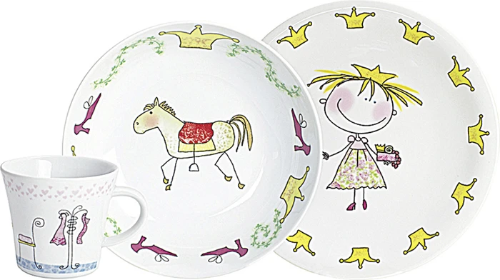 Kahla Märchenprinzessin Kinderservice, 3-tlg.