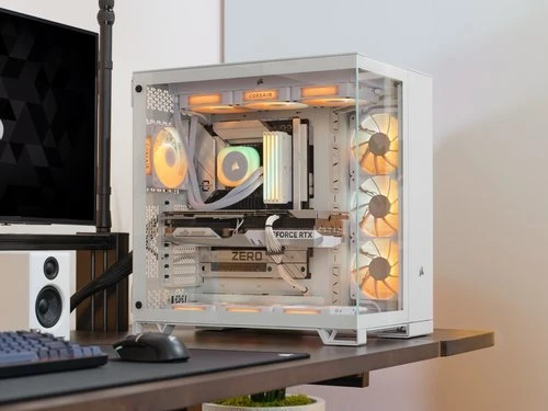 Corsair 6500X, weiß, Glasfenster