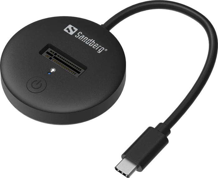 Sandberg USB Dock for M.2+NVMe SSD, USB-C 3.1