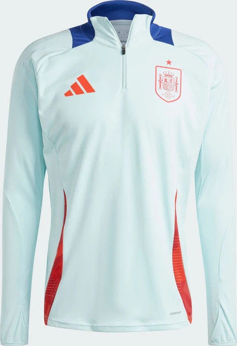 adidas Spanien Tiro 24 Competition Funktionsshirt langarm halo mint/ray red (Herren)