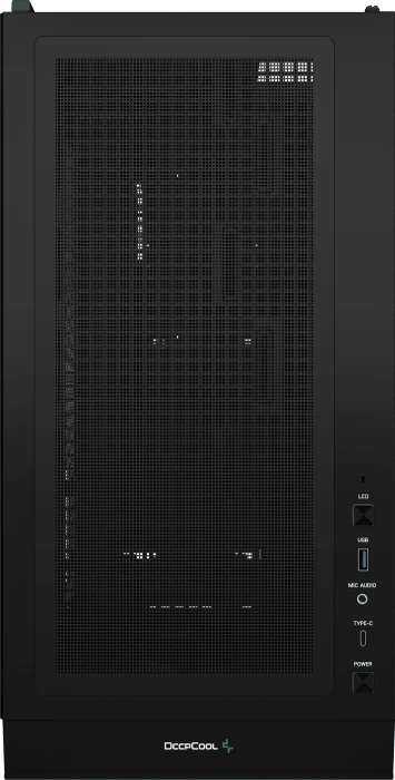 DeepCool CH560 Digital, schwarz, Glasfenster