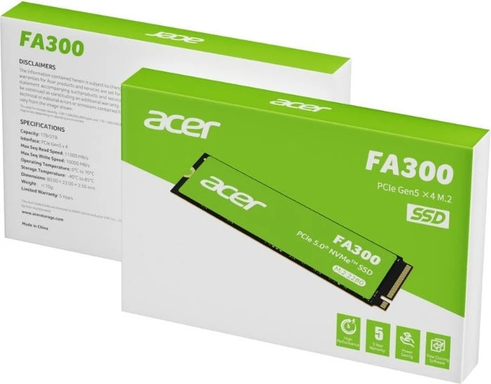 Acer FA300 1TB, M.2 2280 / M-Key / PCIe 5.0 x4