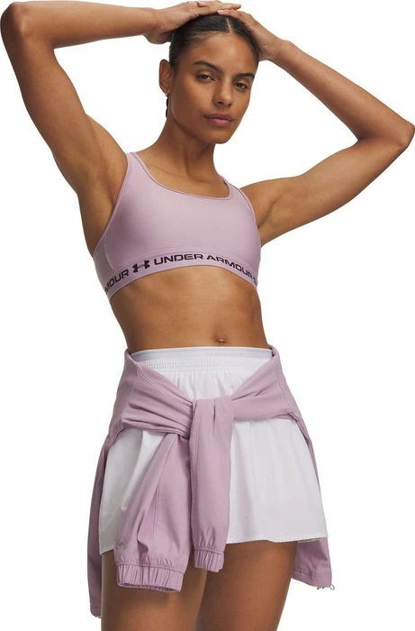 Under Armour Armour Mid Crossback Sport-BH pink/purple echo (Damen)