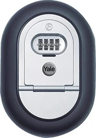 Yale Schlüsselkasten Outdoor Y500, silber/schwarz, mechanische Zahlenkombination