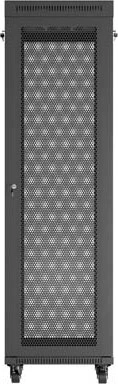 Lanberg 19" Rackschrank 42HE, LCD, freistehend, Flat Pack, V2, Gitternetztür, IP20, RAL 9004, 800mm tief