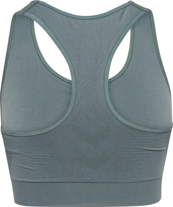 hummel Seamless Sports Top Funktionsshirt ärmellos balsam green (Damen)