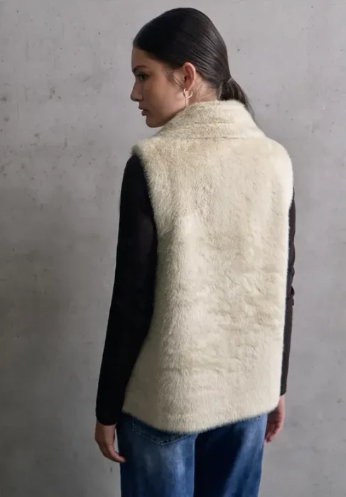 Street One Studio Fake Fur Weste savannah sand (Damen)