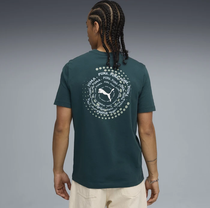Puma Graphic T-Shirt kurzarm green terrain (Herren)