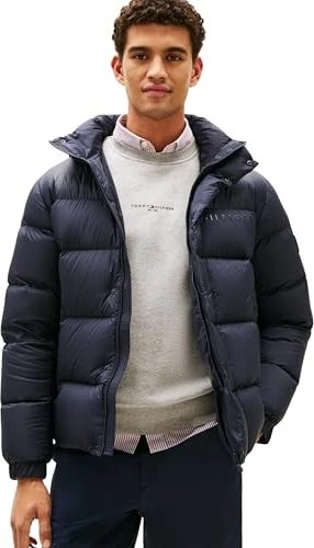 Tommy Hilfiger Puffer Down Hood Jacke desert sky (Herren)