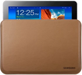 Samsung Schutzhülle für Galaxy Tab 10.1 Leder braun (EFC-1B1LCECSTD)