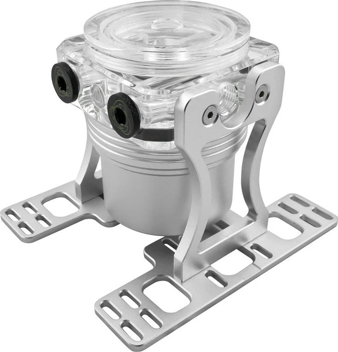Singularity Computers Protium Vertical Pump Mount, D5, Silver, vertikale Halterung für Pumpen