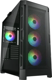 Cougar Airface Pro RGB, schwarz, Glasfenster