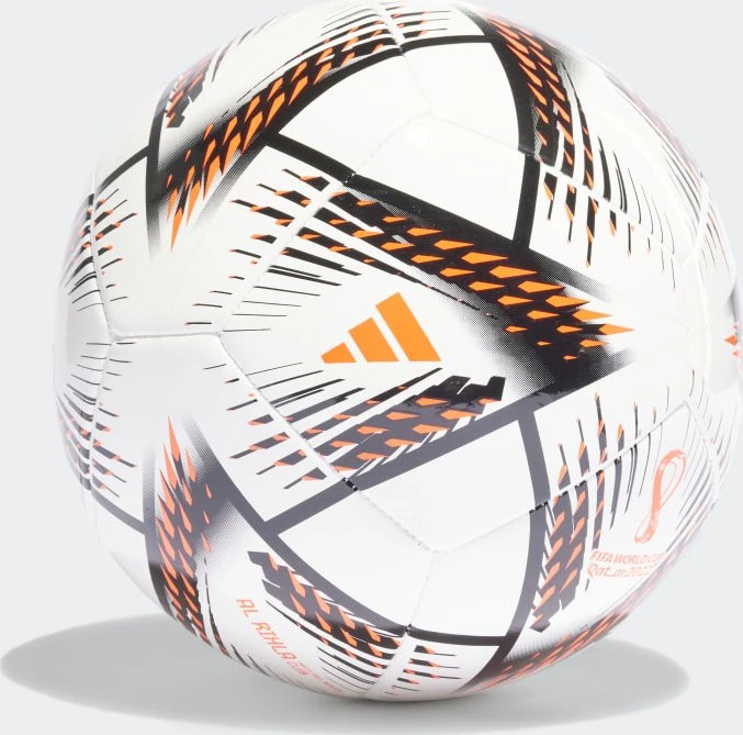 adidas Al Rihla FIFA WM 2022 Club Fußball white/black/solar red