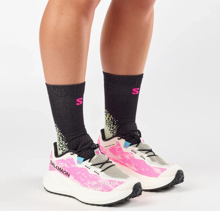 Salomon Aero Glide 4 GRVL vanilla ice/knockout pink/black (Damen)