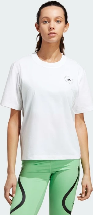 adidas by Stella McCartney TrueCasuals Regular Sportswear T-Shirt kurzarm weiß (Damen)