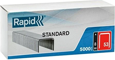 Rapid Typ 53 Feindraht Tacker-Klammern, 8mm, 5000 Stück