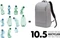Dicota Laptop Rucksack Eco MOTION 13-15.6", grau Vorschaubild