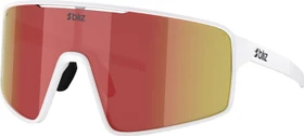 Bliz P001 matte white/brown-red mirror