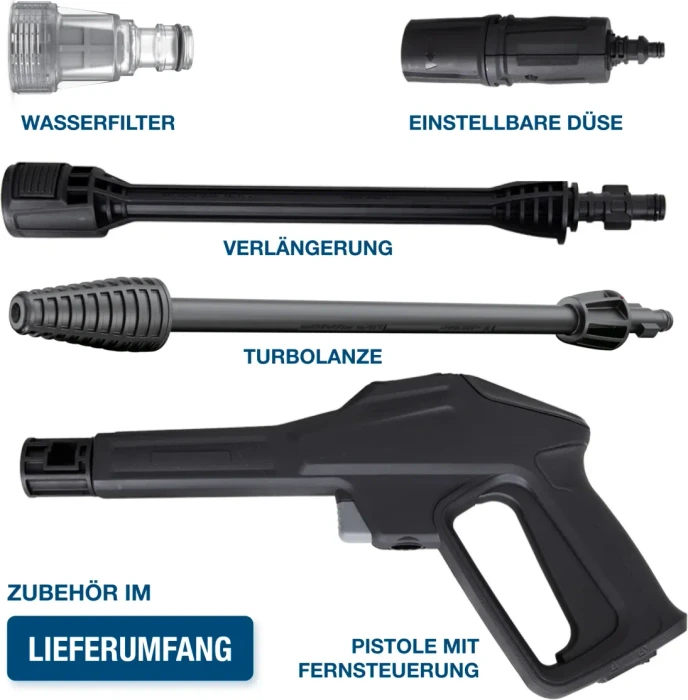 Hyundai HPW2400CRE Elektro-Hochdruckreiniger inkl. Terrassenreiniger