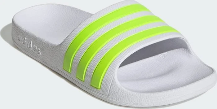 adidas Aqua Adilette cloud white/solar slime (Junior)